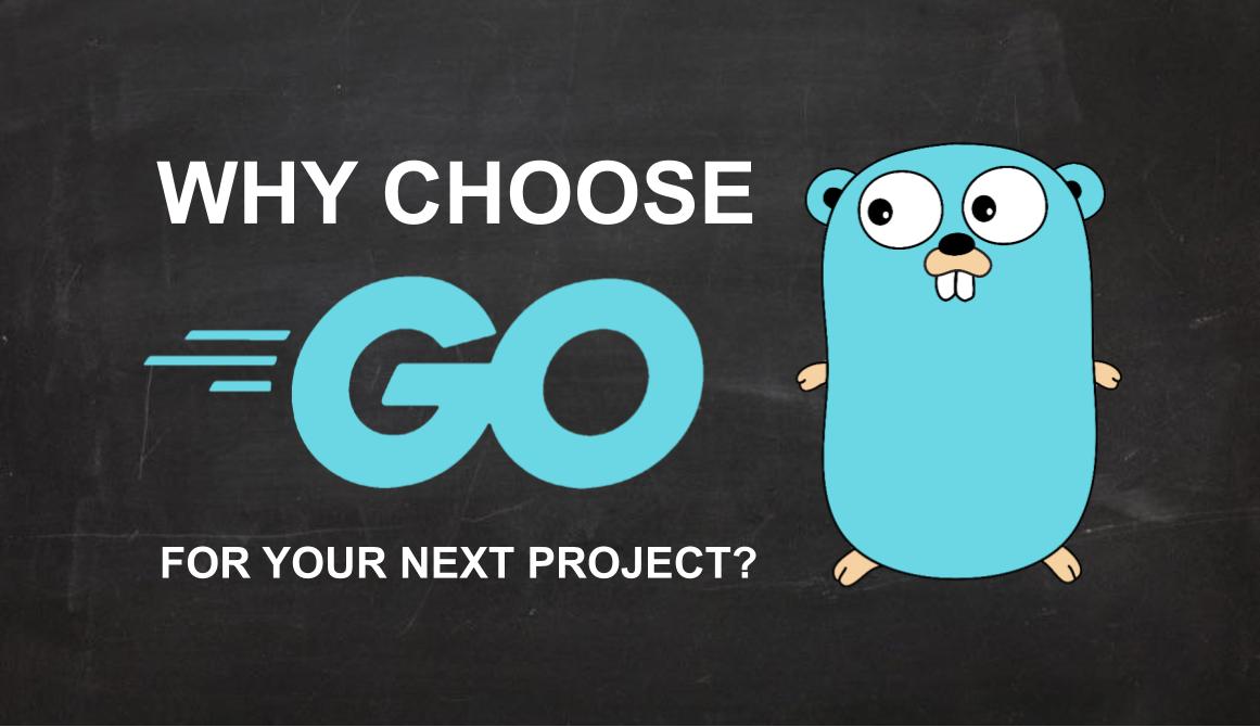 Why choose Go for your next project?